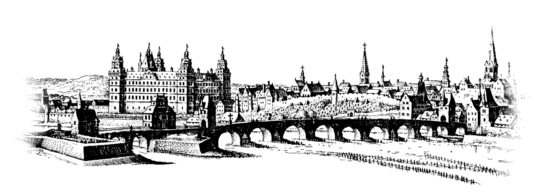  Alte Zeichnung von Aschaffenburg